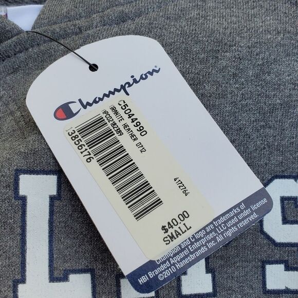Champion Hoodie Adult Small Gray With College Logo. Phillips Community College - Picture 5 of 6